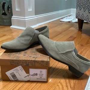 Free People Taupe Brady Slip on Loafer